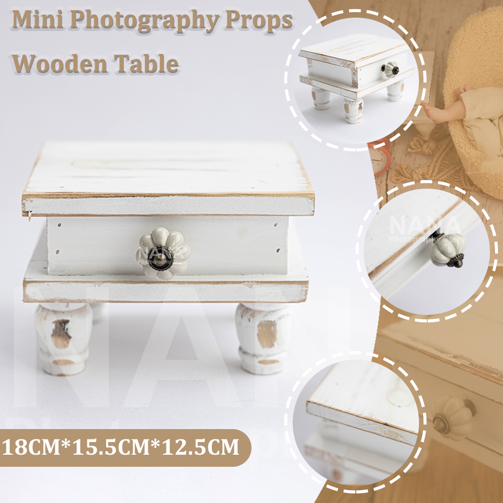 Photography Desk - Newborn Photography Table Accessories Vintage Mini