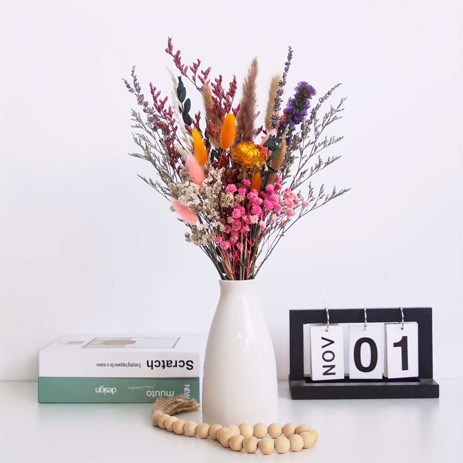 Photography Desk - INS Style Dried Baby's Breath Bouquet