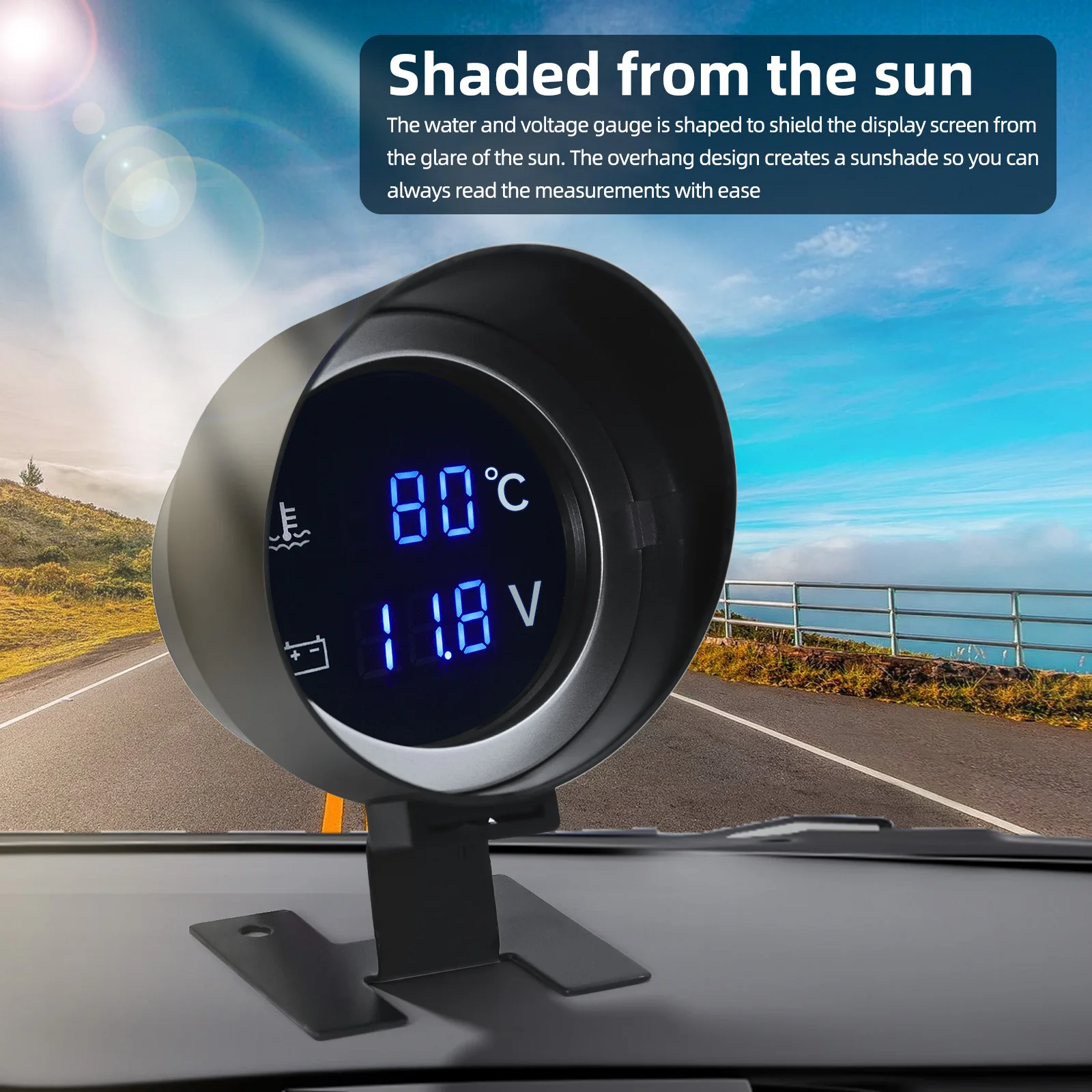 2 in 1 Round LED Digital Water - Light Meter Incident review and price