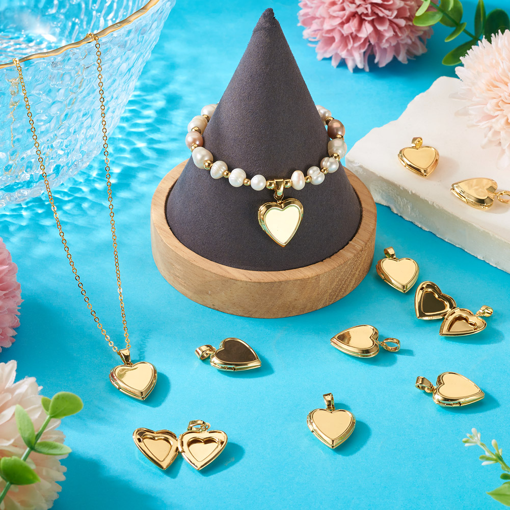 10pcs Heart Photo Locket Penda - Photography Exhibition review and price