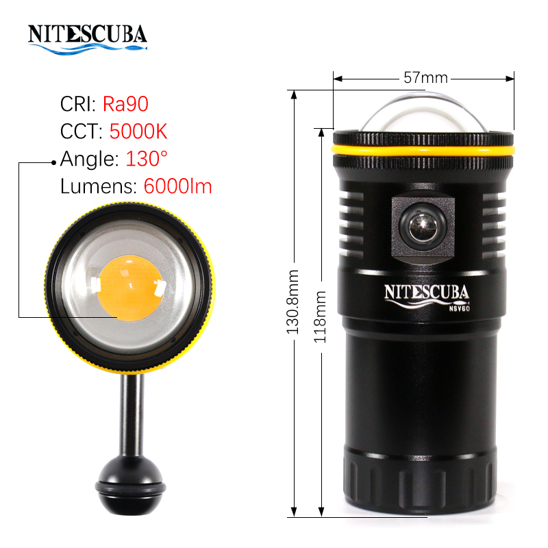 Nitescuba NSV60 LED Diving Vid - Strobe Light Studio review and price
