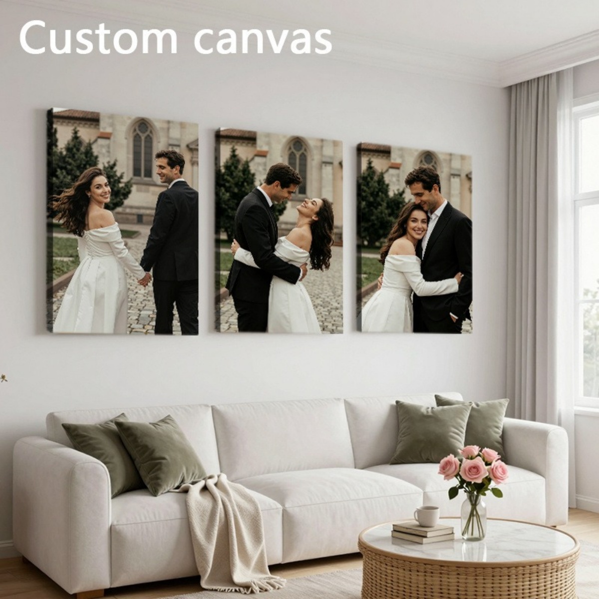 Set of 3 Custom Photo Canvas P - Photography Poster review and price