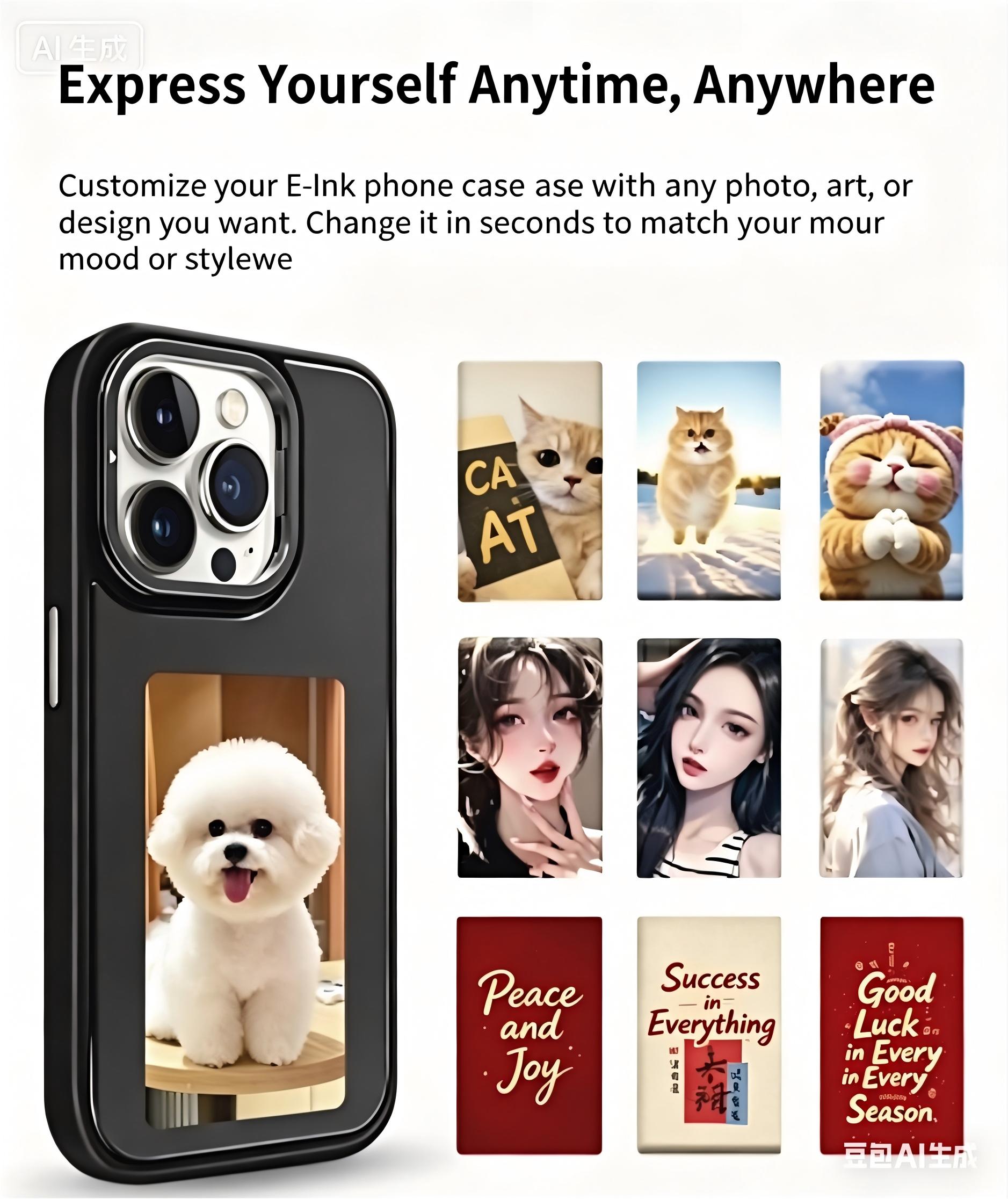 NFC Smart E-ink Phone Case DIY - Photography Exhibition review and price