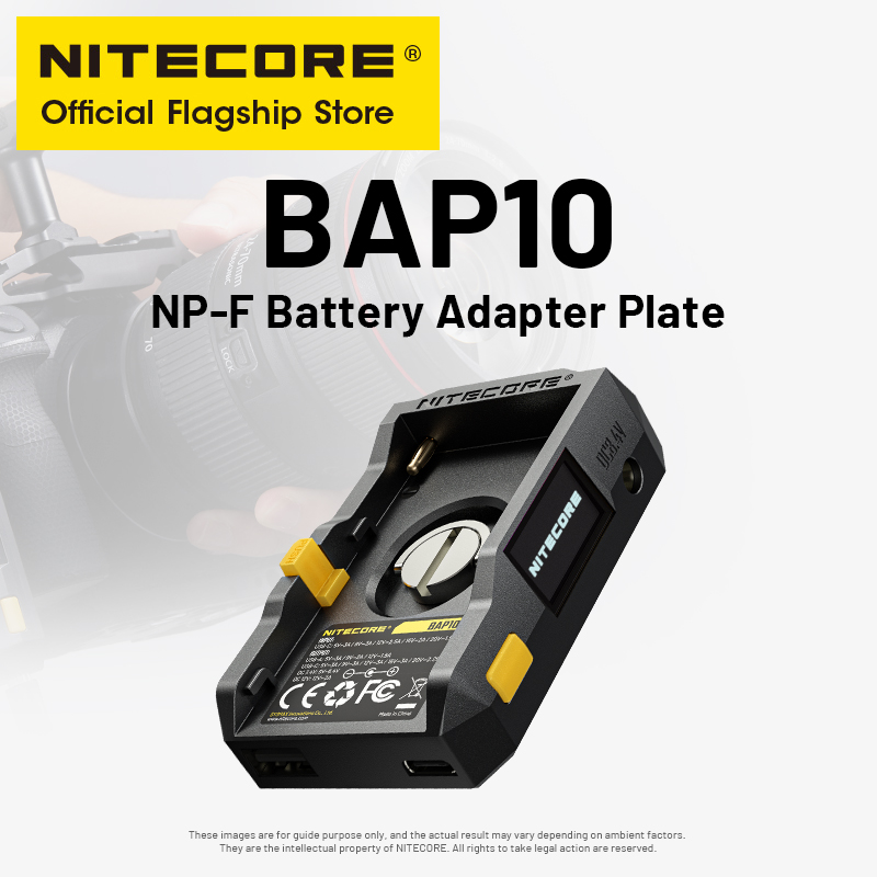 NITECORE BAP10 NP-F Battery Ad - Photography Videography review and price
