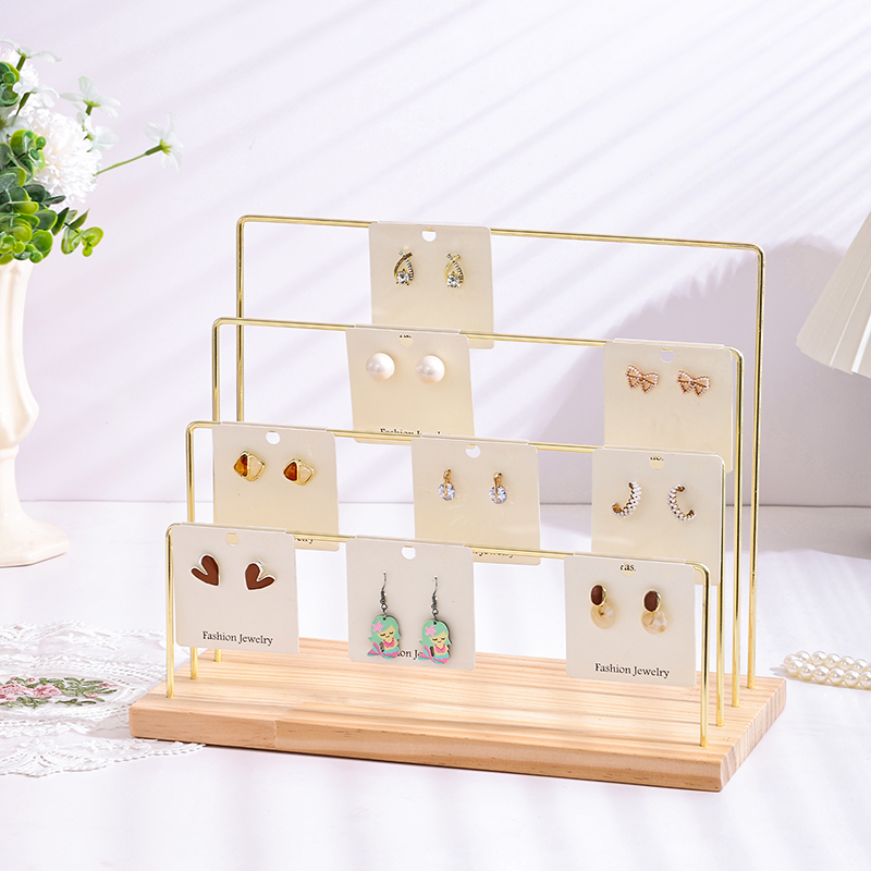 Ladder Gold Earring Card Displ - Photography Award review and price
