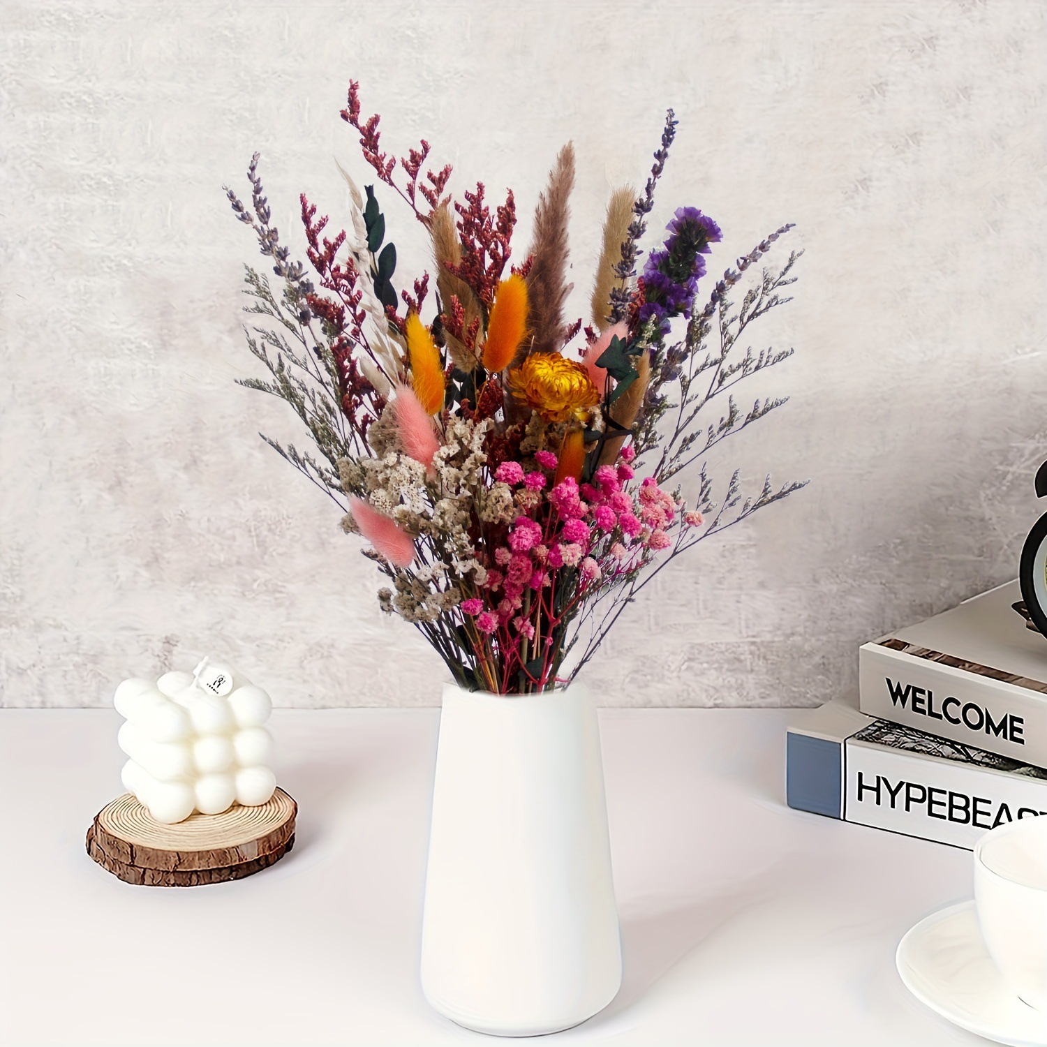 INS Style Dried Baby's Breath  - Photography Desk review and price