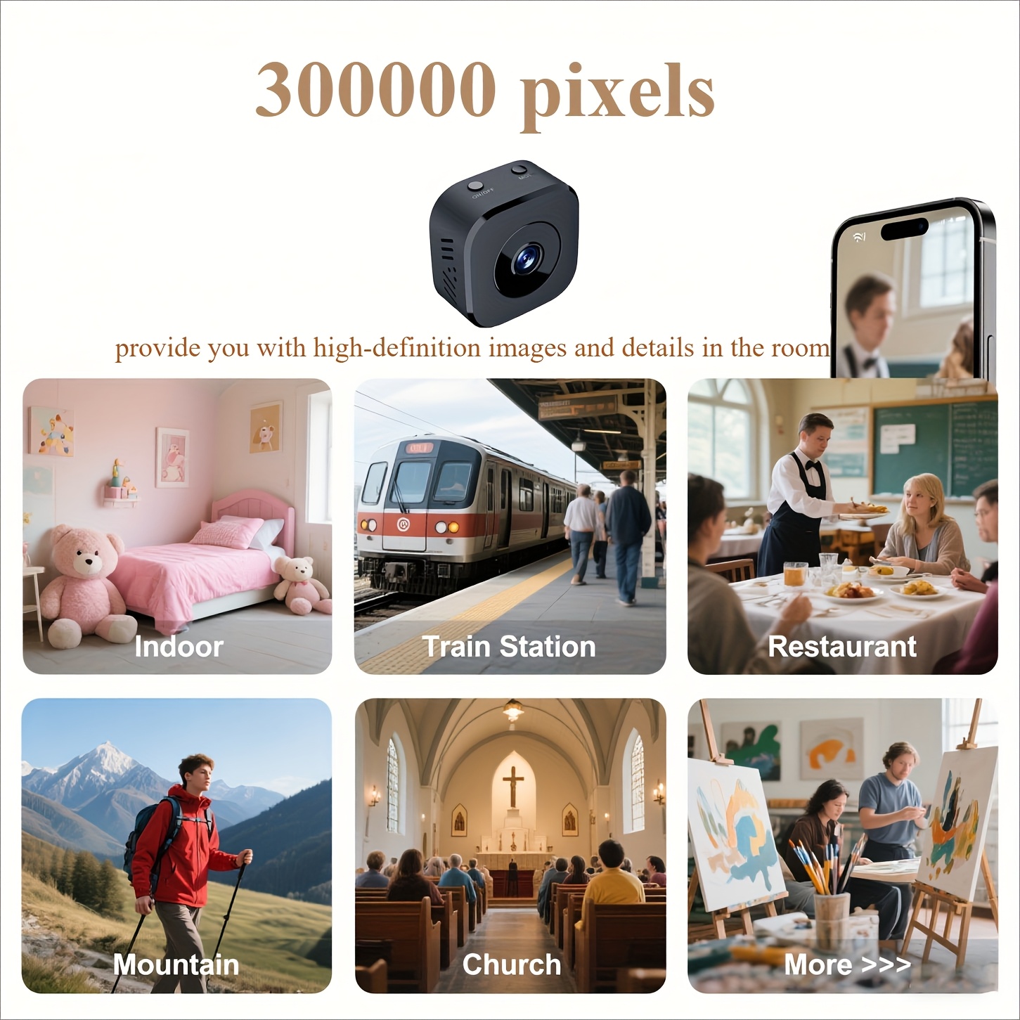 1080P HD Mini WiFi Camera Indo - Photography Videography review and price