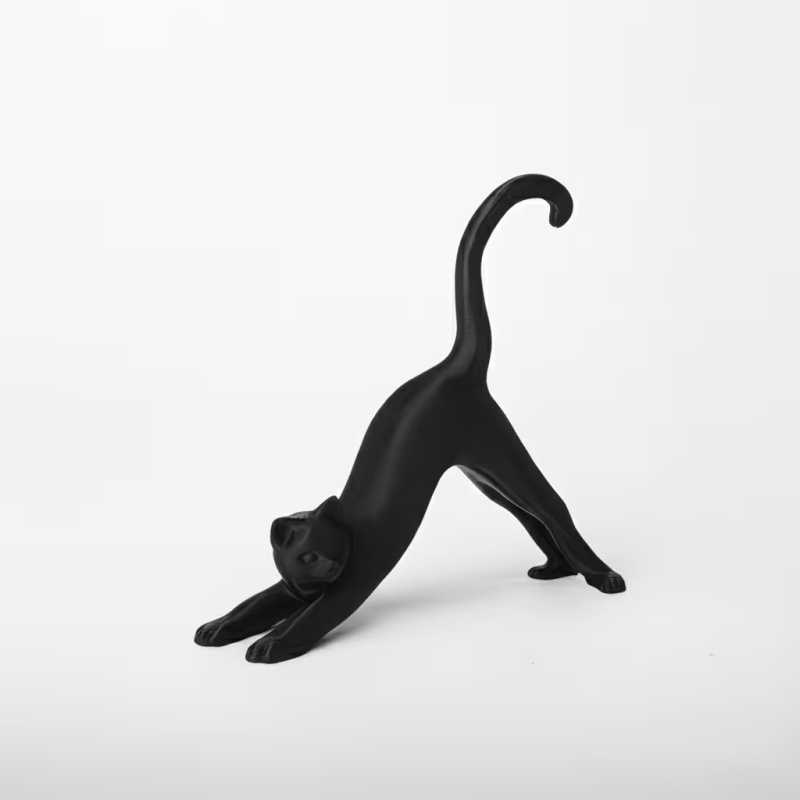 Yoga Stretch Cat Mini Sculptur - Photography Yoga review and price