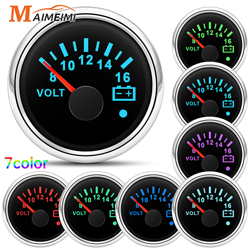52mm Voltmeter 7 Colors Backli - Light Meter Incident review and price