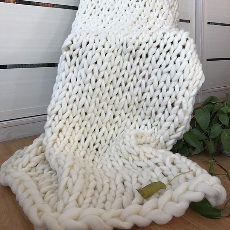 Hand Knit Blanket Sofa Cover F - Photography Yoga review and price