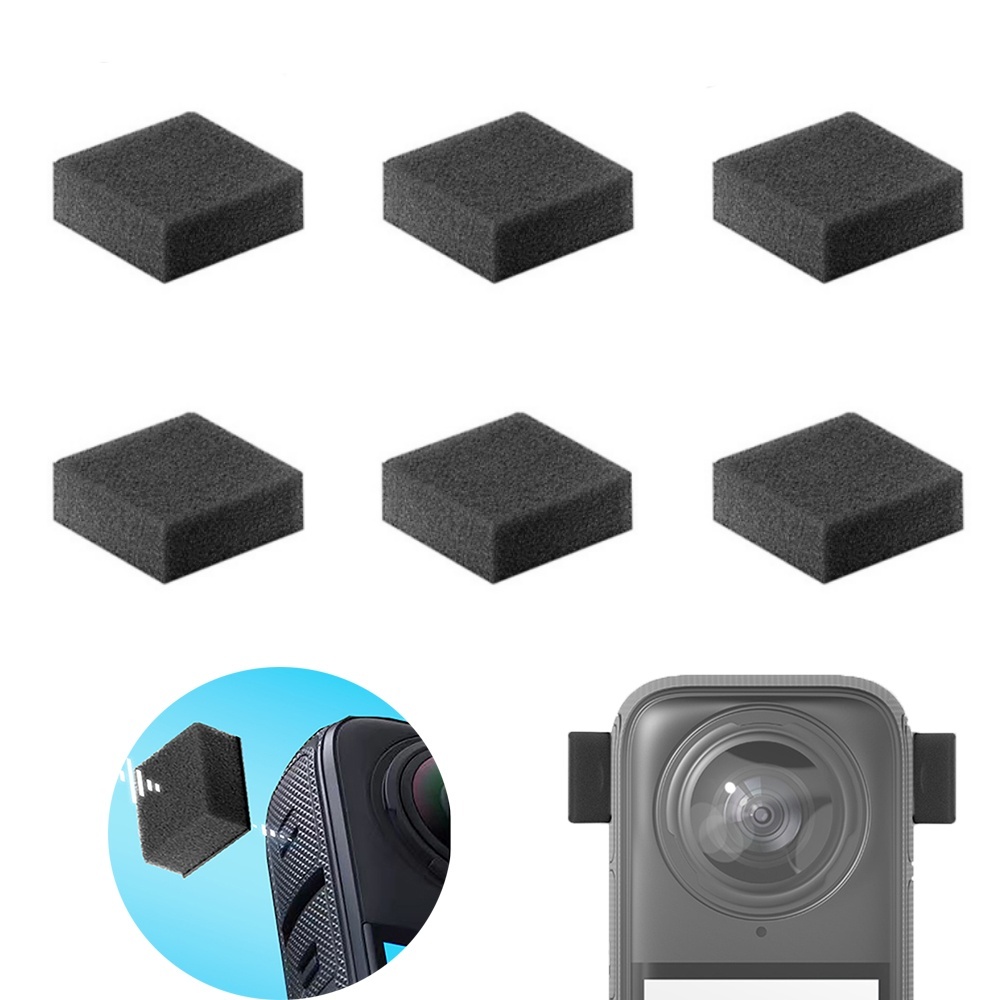 6Pcs Mic Windscreen For Insta3 - Insta360 Camera X4 review and price