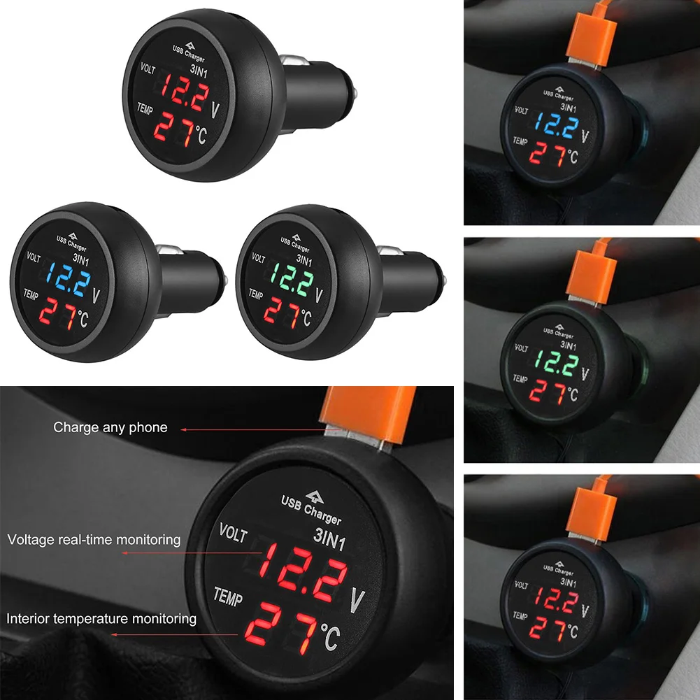 3 in 1 12/24V Car Volt Meter W - Light Meter Incident review and price