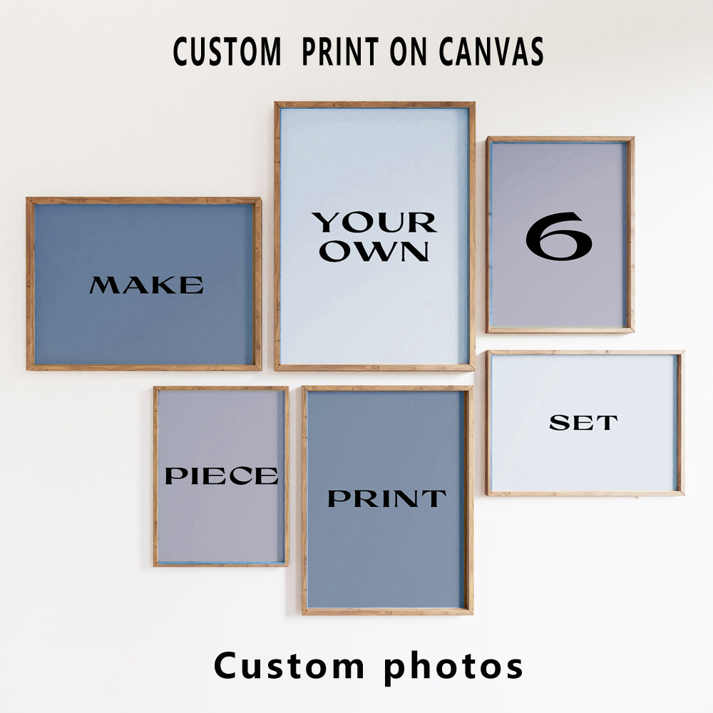 6pcs/set Custom Canvas Prints  - Photography Poster review and price